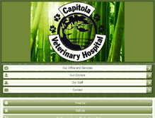 Tablet Screenshot of capitolaveterinaryhospital.com